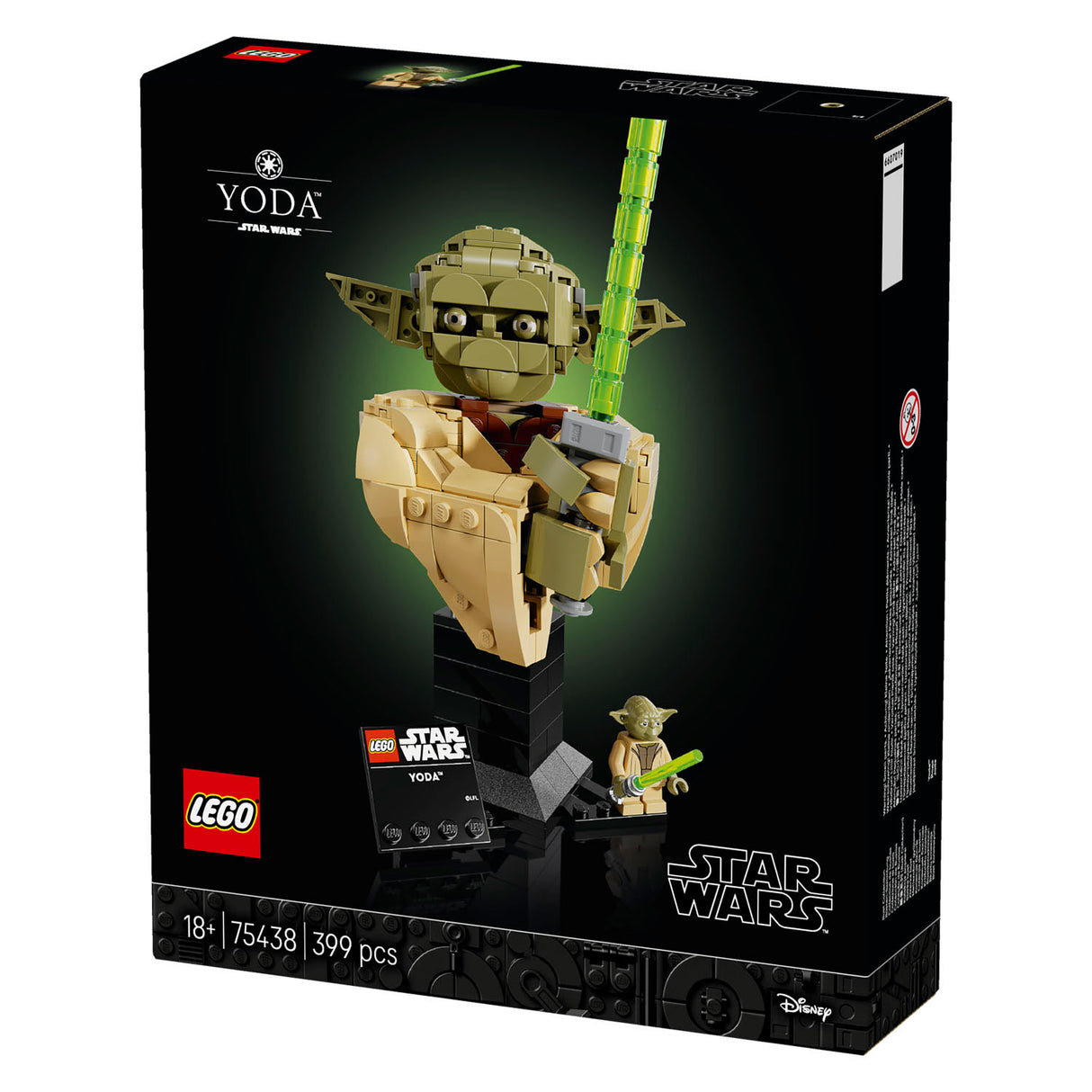 Lego star wars 75438 yoda buste