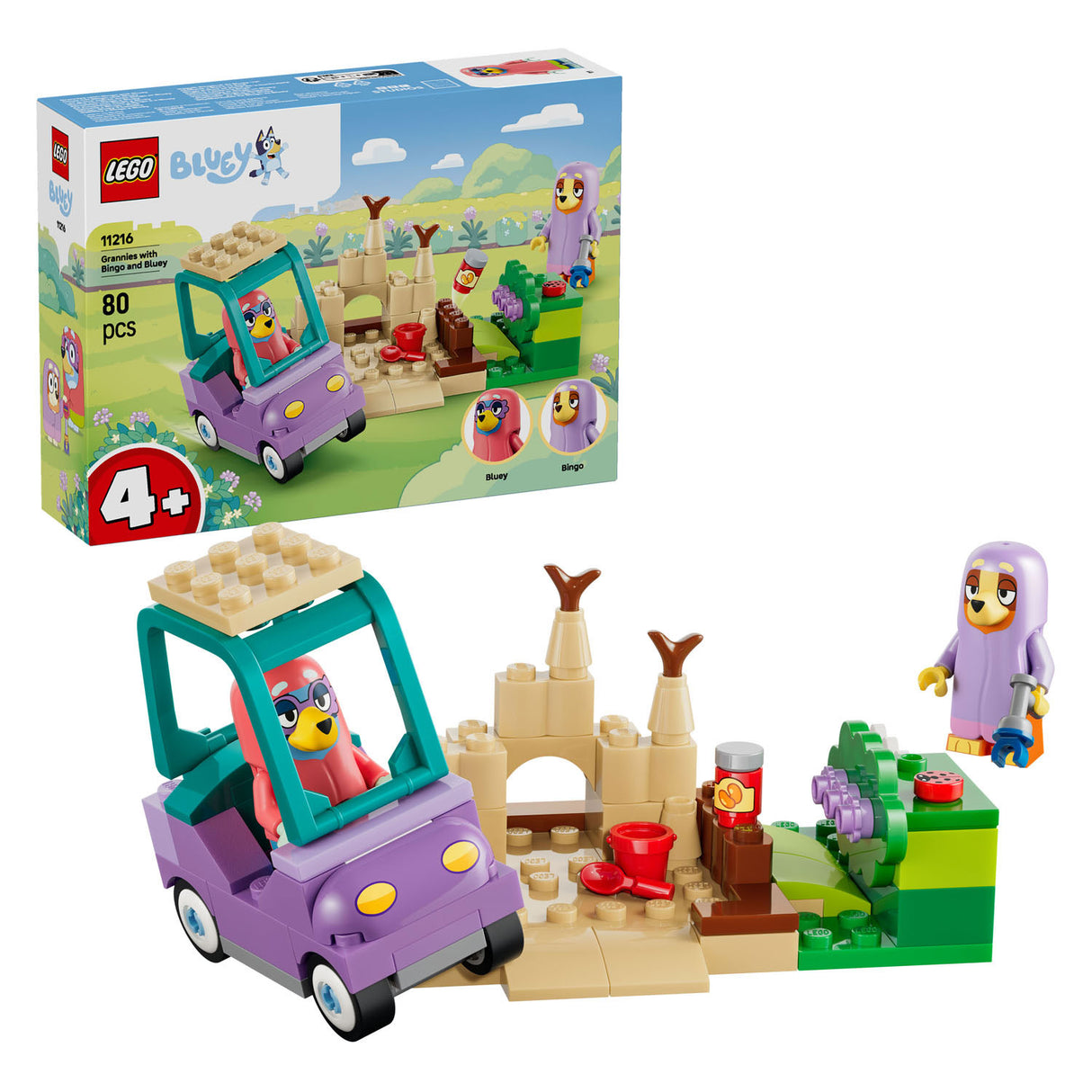 Lego Bluey 11216 Granny's with Bingo and Bluey