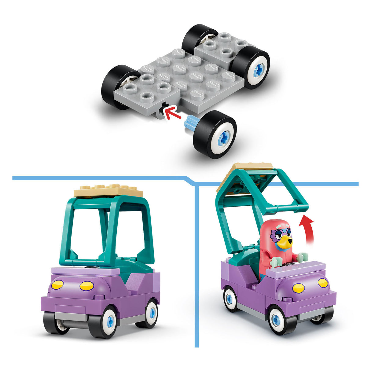 Lego Bluey 11216 Granny's with Bingo and Bluey