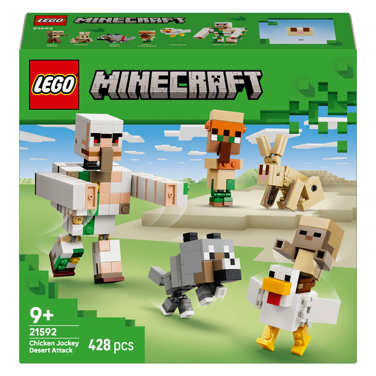 Lego Minecraft 21592 Chicken Jockey Desert Attack