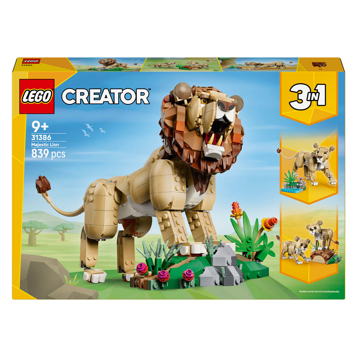 Lego Creator 31386 Wild Animals: Majestic Lion