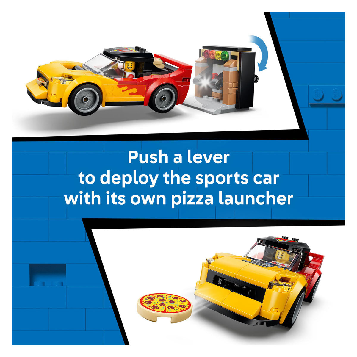 Lego City 60496 Pizza Center with Vehicles