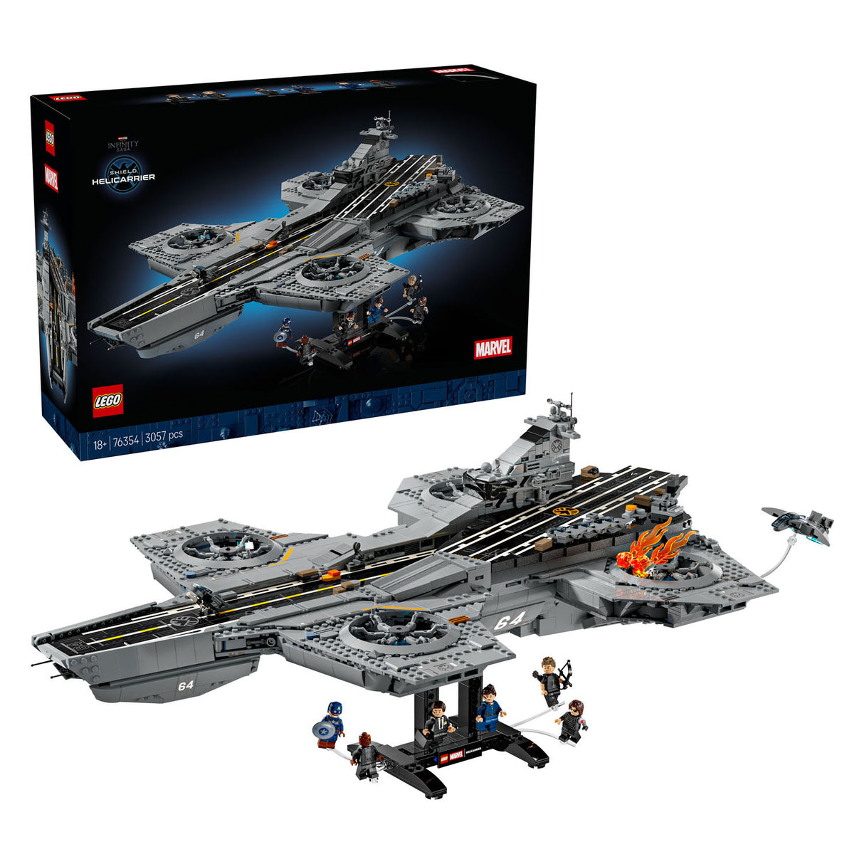 Lego marvel 76354 s.h.i.e.l.d. helicarrier