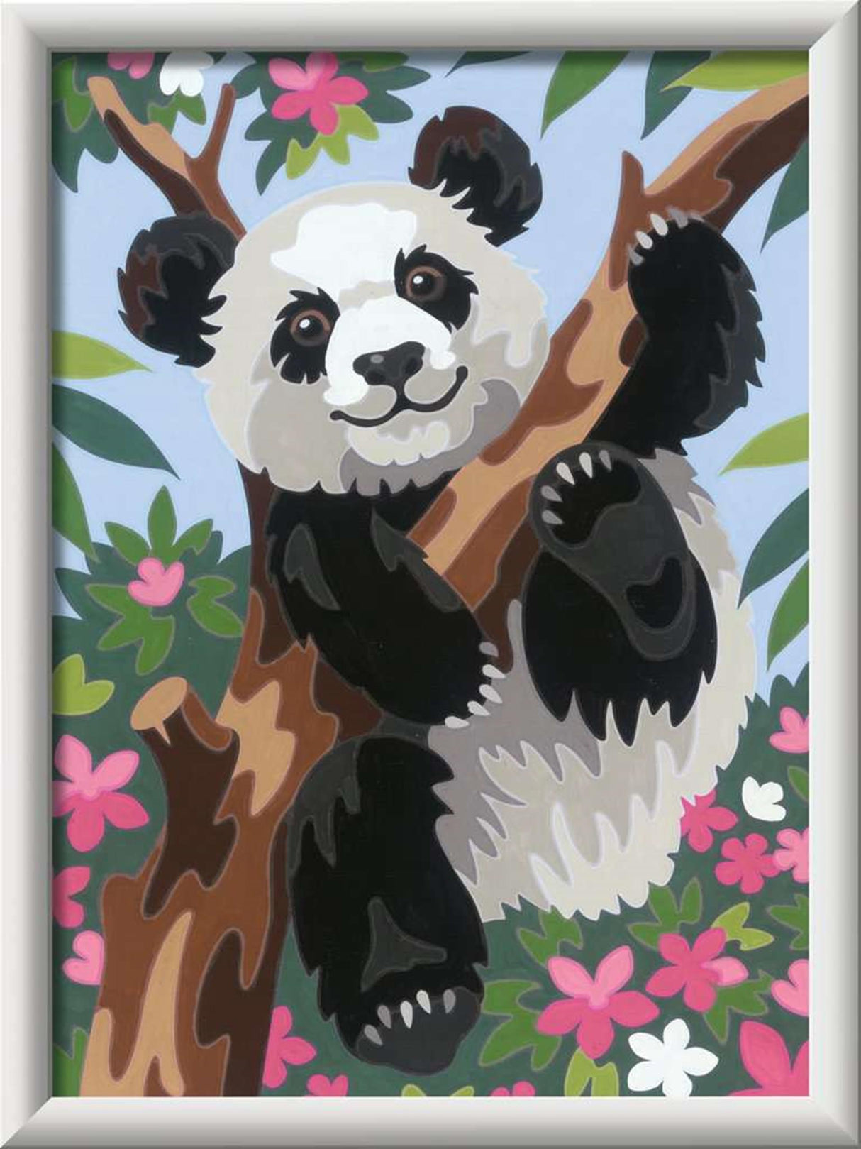 Pintura de Creart Ravensburger no número - Jogando Panda