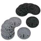 Boltze home onderzetter oslo 6-delig d10cm vilt