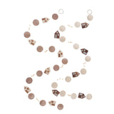 Boltze home capiz guirlande huisjes l180cm