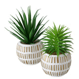 Boltze home kunstplant vetplant h13,3cm