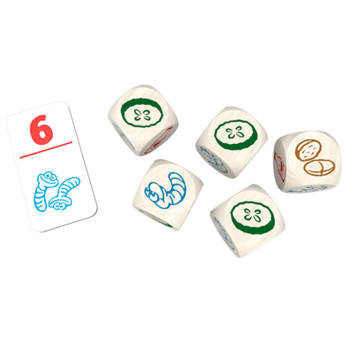 999Games Dobbbel Spill Äerdwormen: Junior