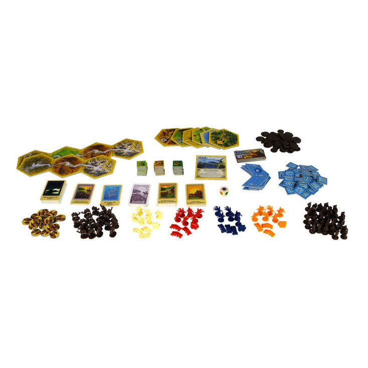 999games Catan Expansion of merchants and barbarian board game