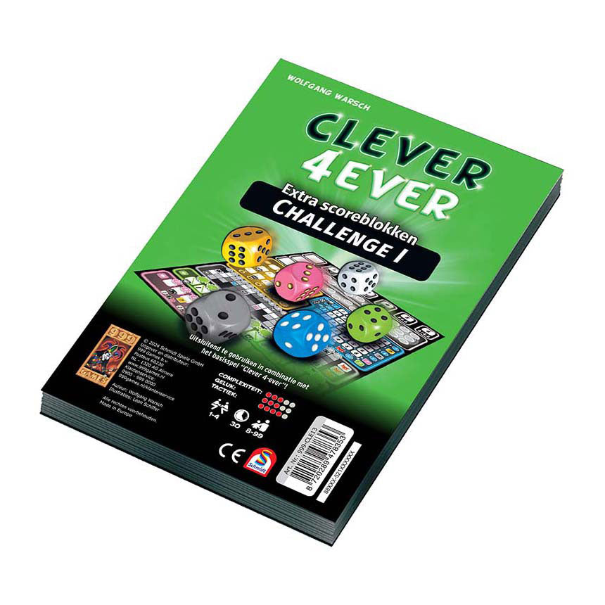 999games 999 games scoreblokken clever 4ever challenge, 2st.