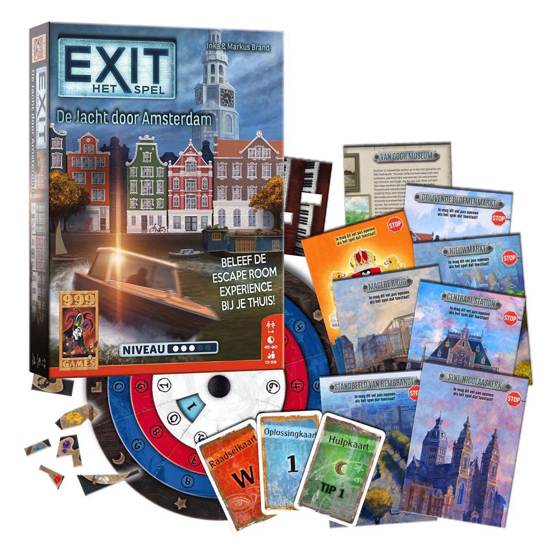 999games game exit hunt through amsterdam | 2 pcs