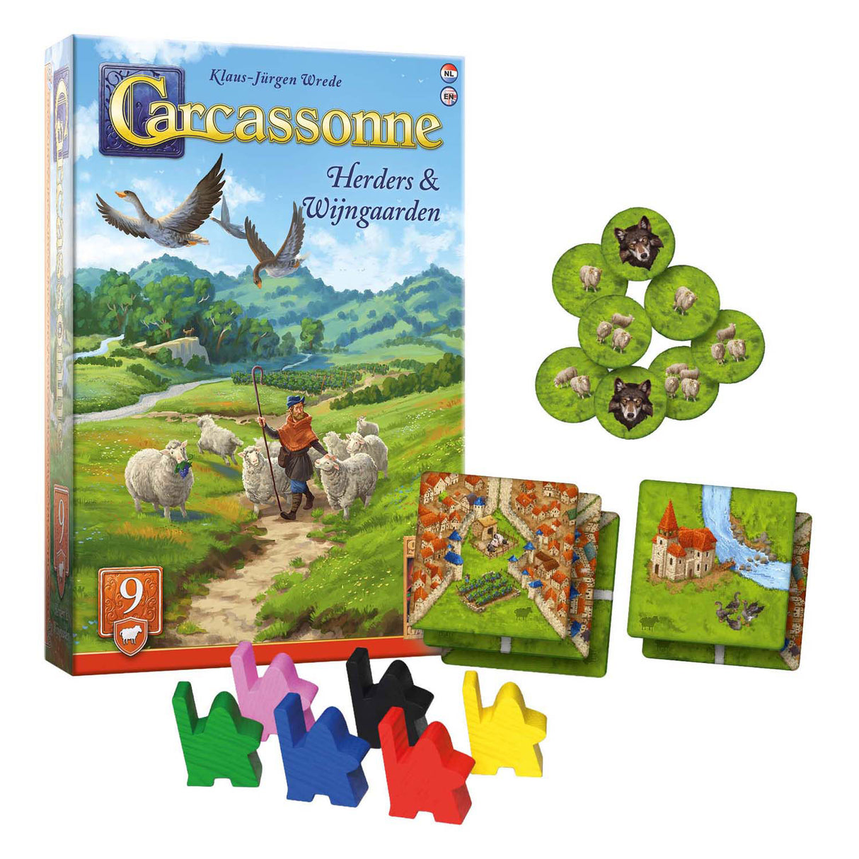 999games 999 games carcassonne herders wijngaarden uitbreiding