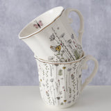 Boltze home mok kamilla bloemen 350ml