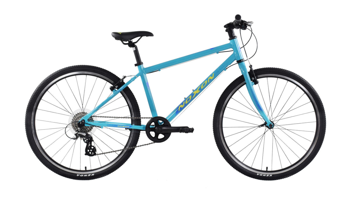 Noxon MTB children's and youth bicycle banjo (#1) bike banjo 26 33 diam. 8sp mint blue