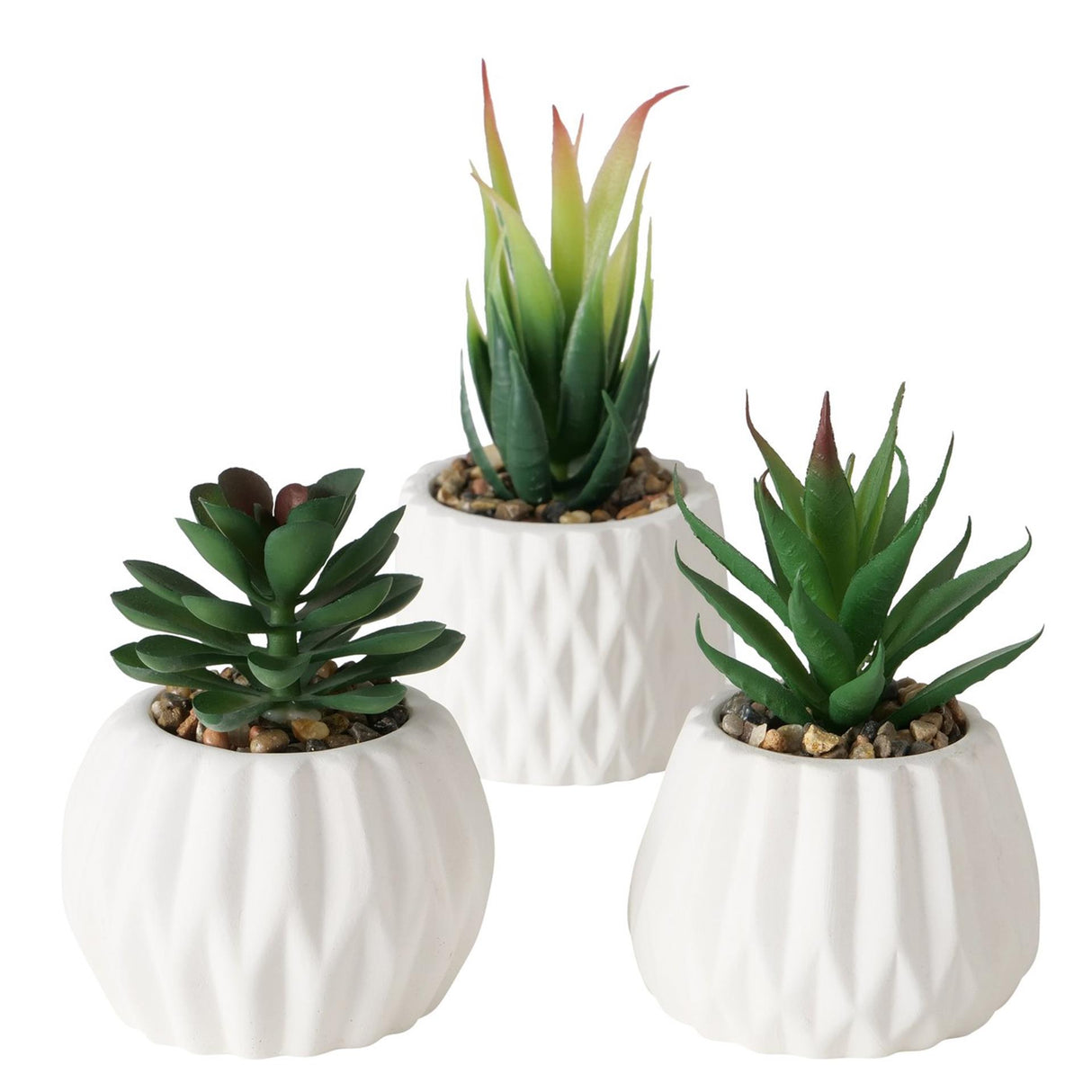 Boltze home kunstplant vetplant in pot wit h15cm