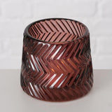 Boltze home theelichthouder sabena roze h7cm