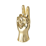 Boltze home beeld hand h19cm goud of wit