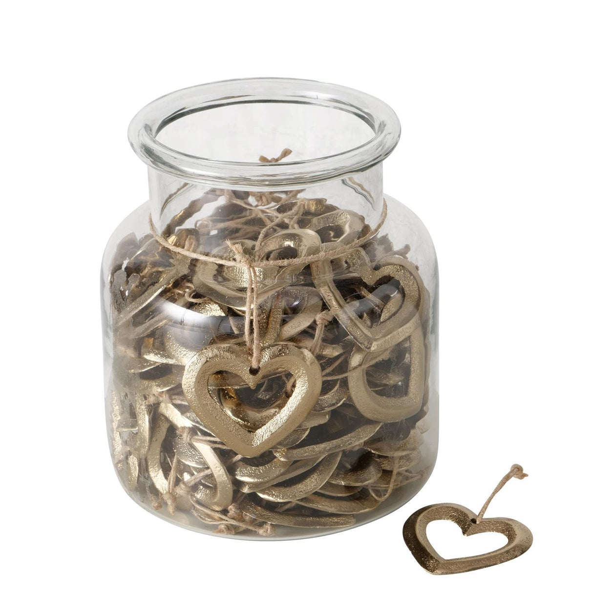 Boltze home hanger hart metaal 5x5cm goud pot 96x