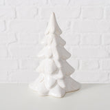 Boltze home deco kerstboom cristo steen h14,5cm wit