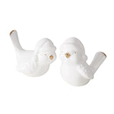 Boltze home vogel ville dolomiet h9cm wit