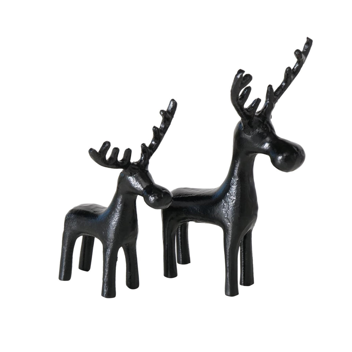 Boltze home figuur eland zwart 2-delig