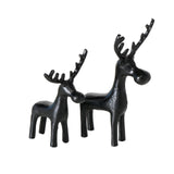 Boltze home figuur eland zwart 2-delig