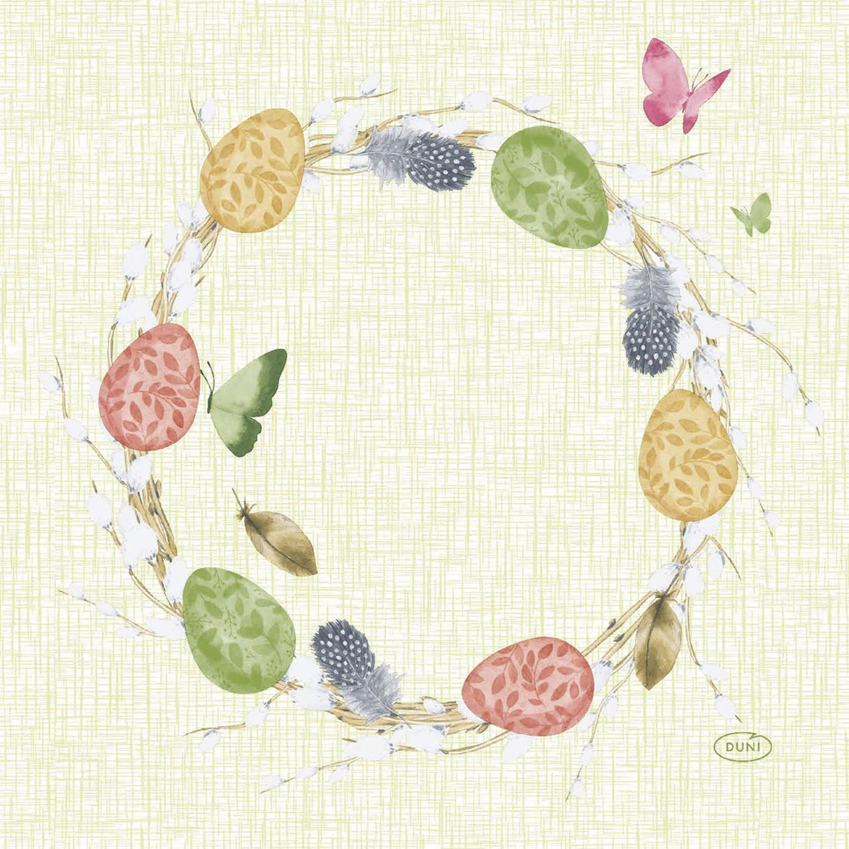 Duni servetten joyful spring 33x33cm