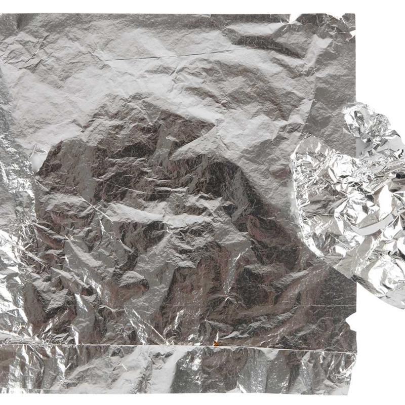 Creativ company imitation metal leaf, sheet 16x16 cm, silver, 0.625 m2, 25 sheets 1 box