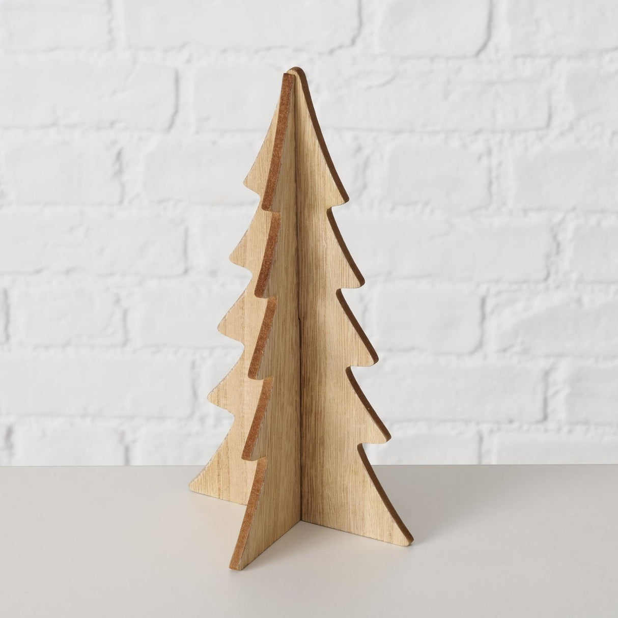Boltze home beeld kerstboom 3d set a 3 mdf