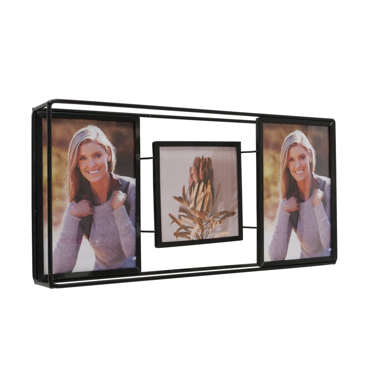 Boltze home marco de fotos collage negro h16cm
