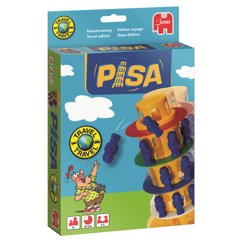 Jumbo Tower of Pisa Travel Game