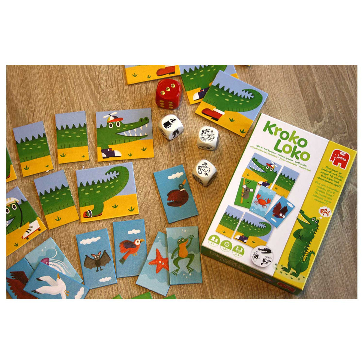 Jumbo Play Quarter Crocodile Loco Memory Game