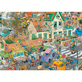 Jumbo Jan Van Haasteren Pluzzle - 2in1 Safari Stuerm, 1000st.