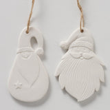 Boltze home hanger kerstman melio porselein 10x0,5cm