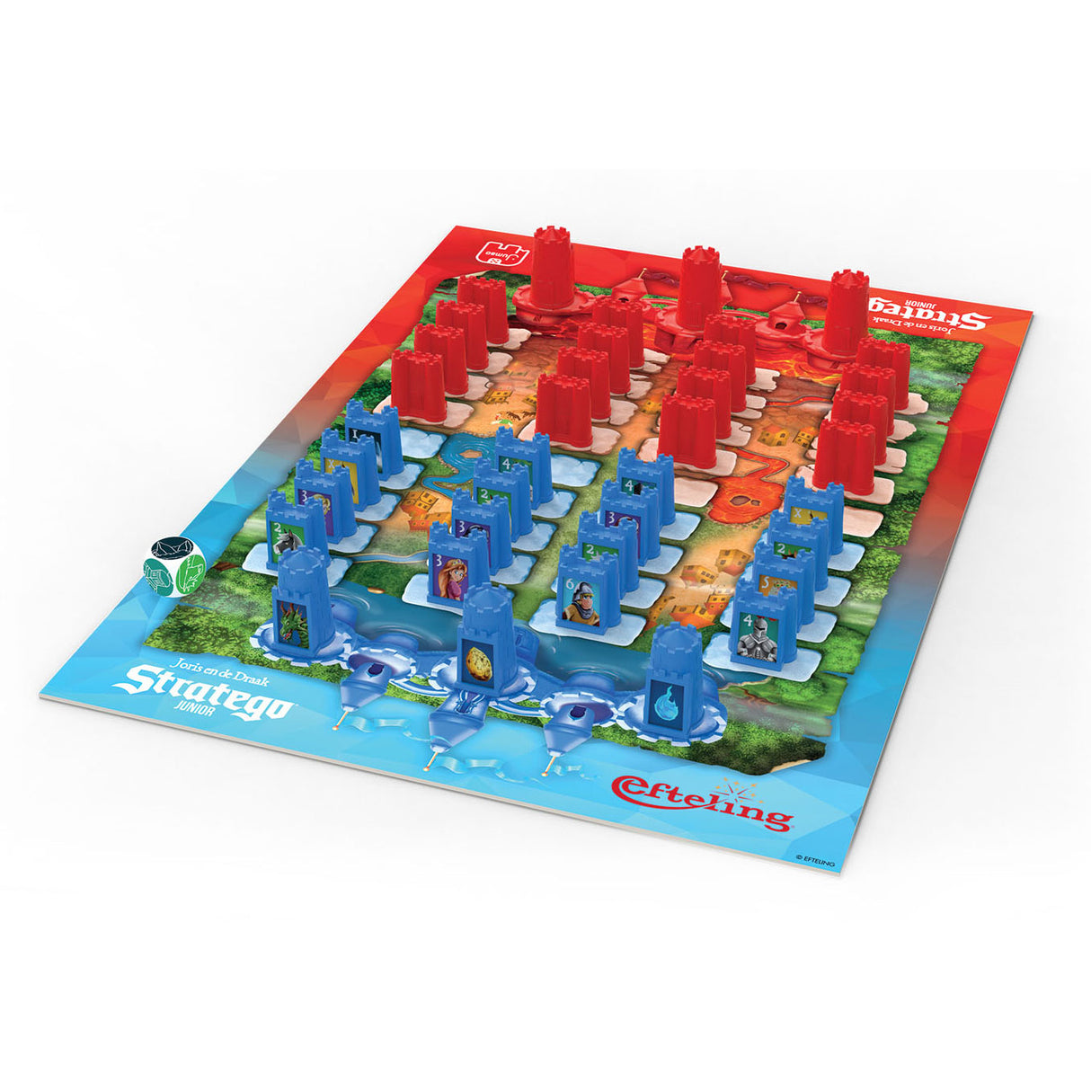 Stalo žaidimas „Jumbo Stratego Junior George and the Dragon“.