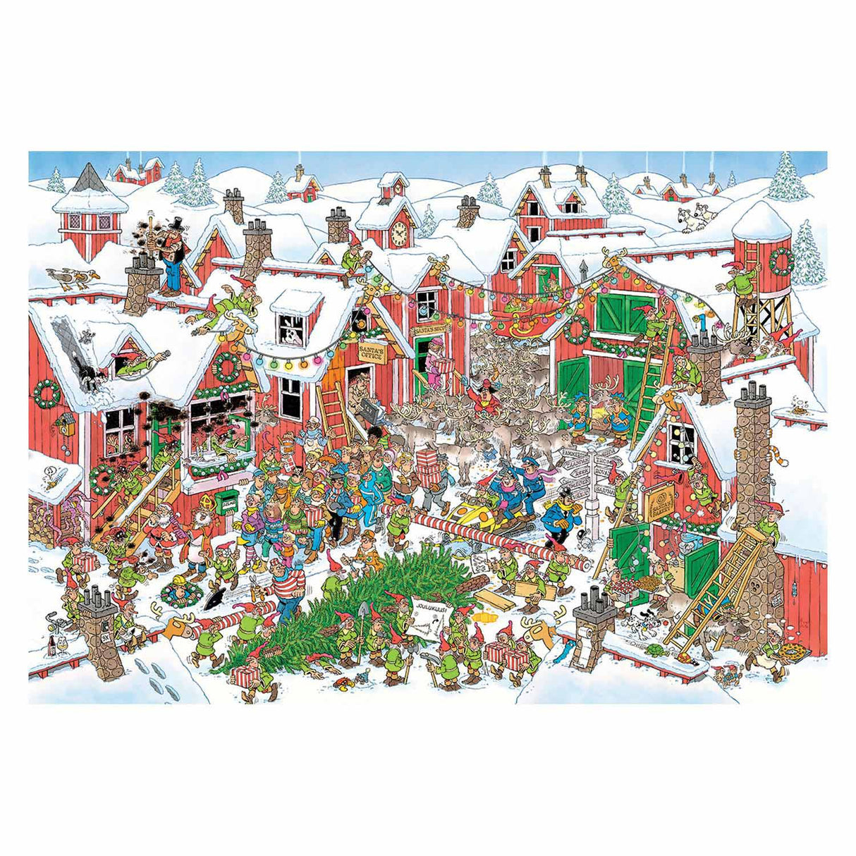 Jan Cama Hadeyeren Legpuzzzel - Santa's Duerf, 5000st.