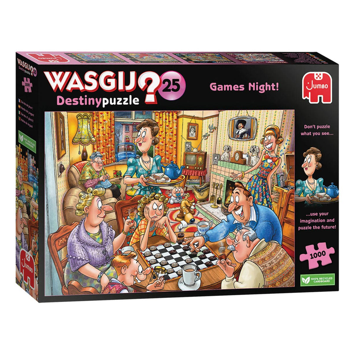 Jumbo Washij Destiny 25 Puzzle Games večer, 1000st.