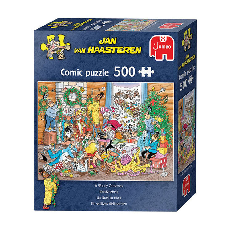Jan Van Haastereren Puzzzel Puzzle Chrëschtdag Jitters, 500st.