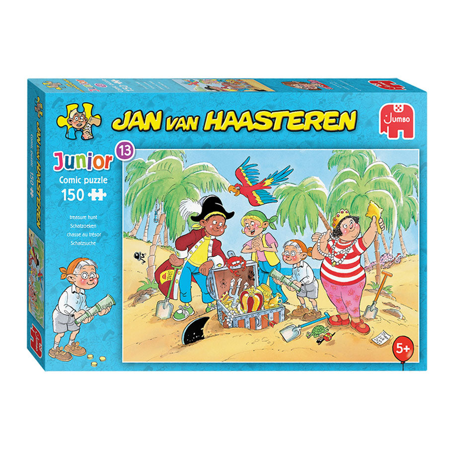Jan van Haasteren puzzle junior caccia al tesoro, 150 pezzi.