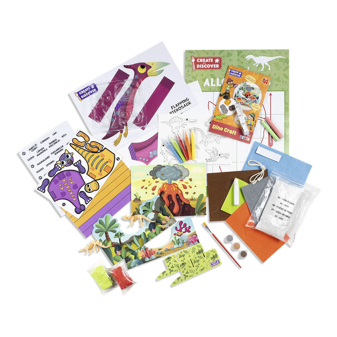 Jumbo create discover dino craft craft set