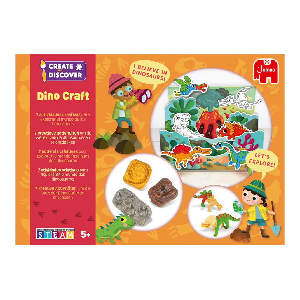 Jumbo create discover dino craft craft set