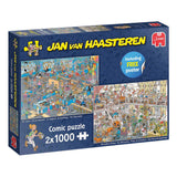 Jan van Haasteren jigsaw puzzle how to do not do odd jobs, 2x1000st.