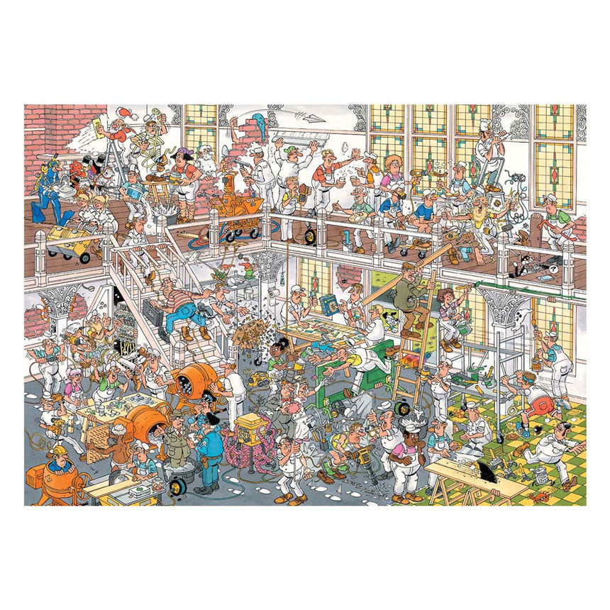 Jan van Haasteren jigsaw puzzle how to do not do odd jobs, 2x1000st.
