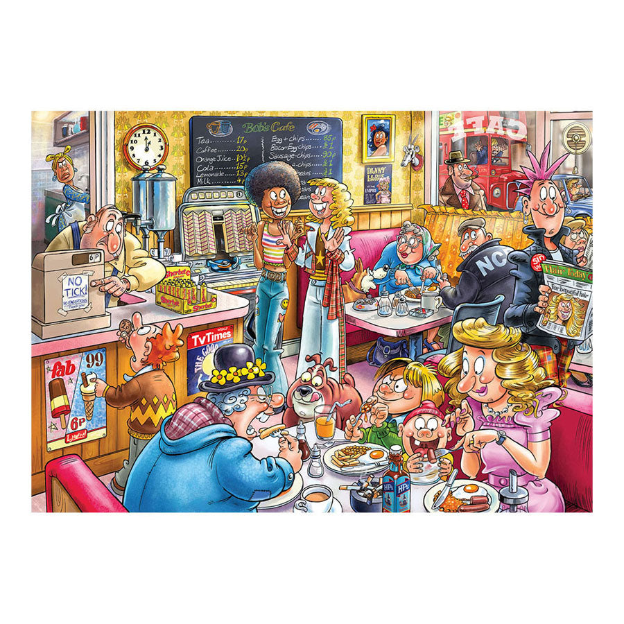 Jumbo Washaij Destiny 27 Leg Puzzle - The Coffee Shop!, 1000st.