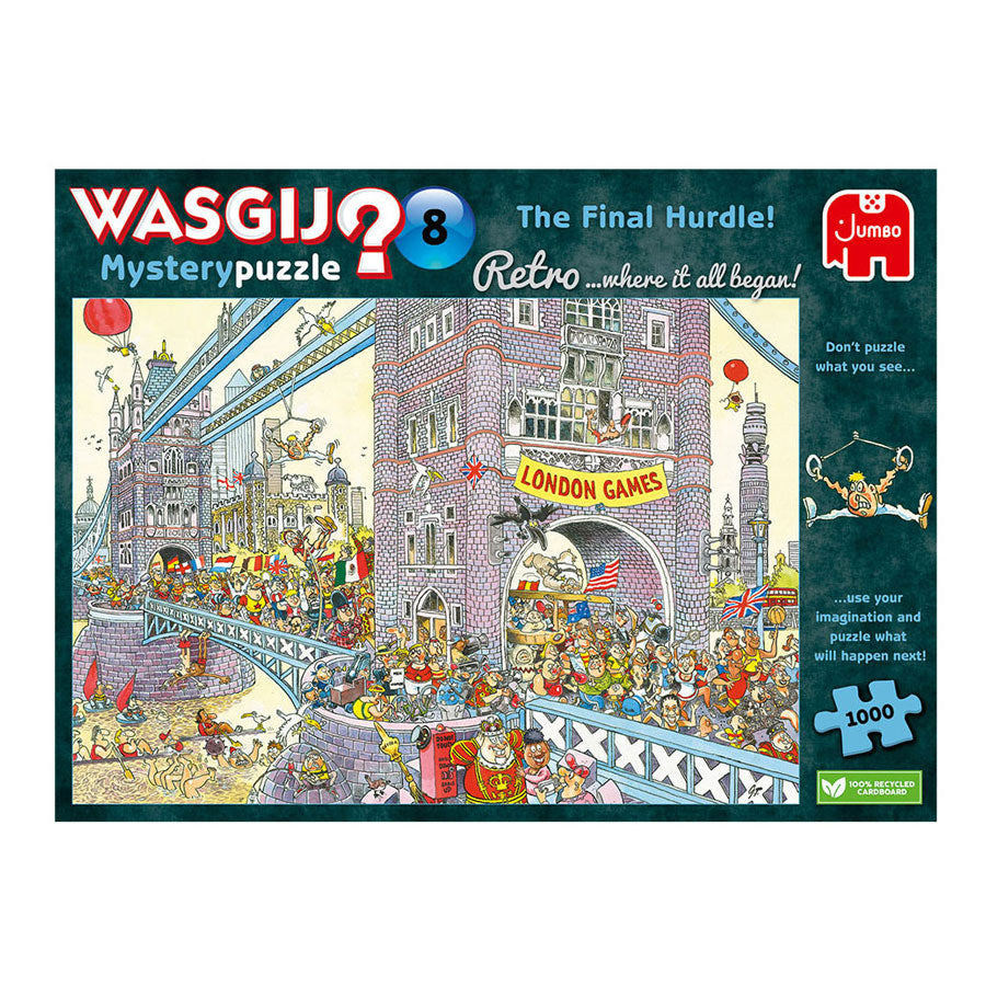 Jumbo Washij Retro Mystery 8 Jigsaw Puzzle: ¡el último obstáculo!, 1000.