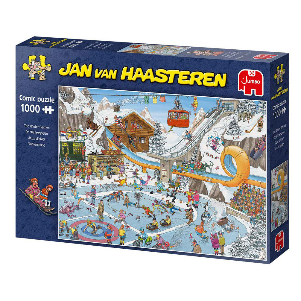 Jan van haasteren legpuzzel - winterspelen, 1000st.