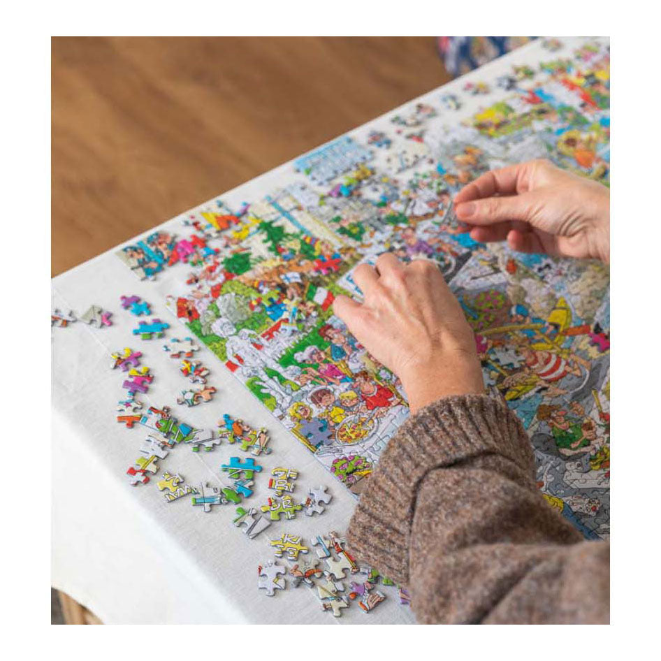 Jan van haasteren legpuzzel - winterspelen, 1000st.