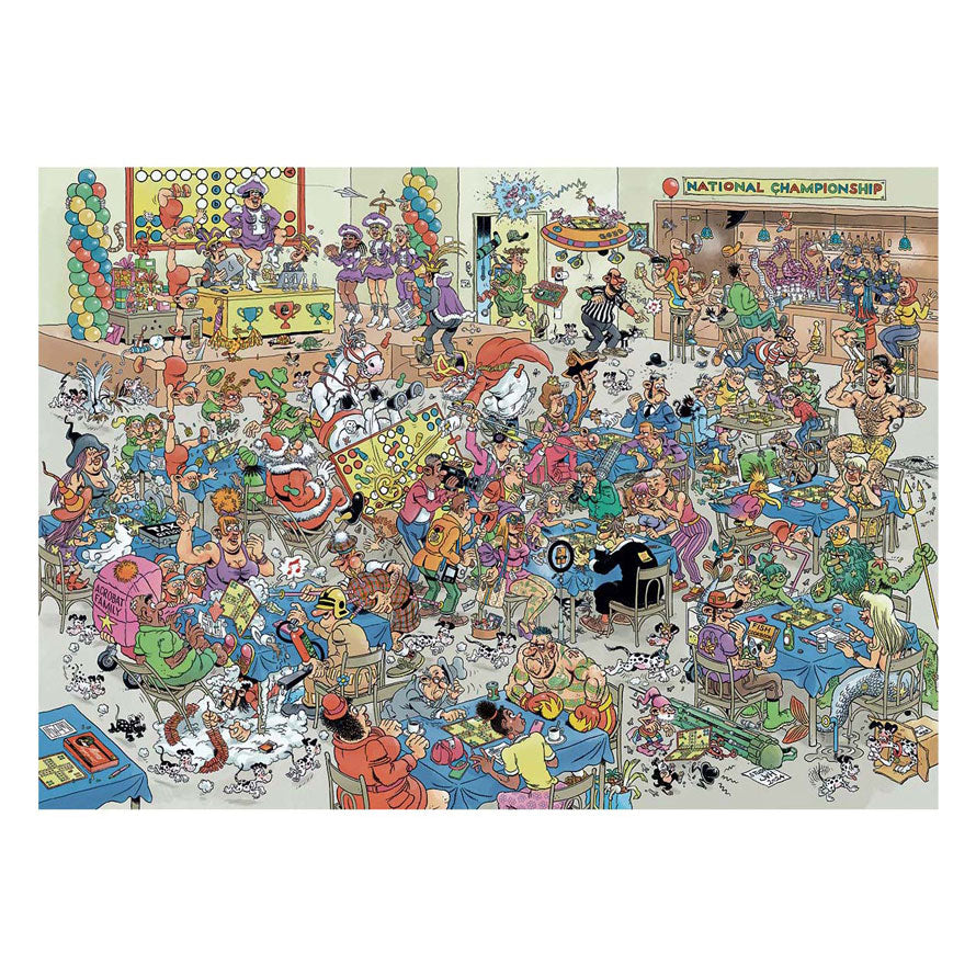 Puzzle Jan van Haasteren Nederlands Championship human do not get 1000 pieces