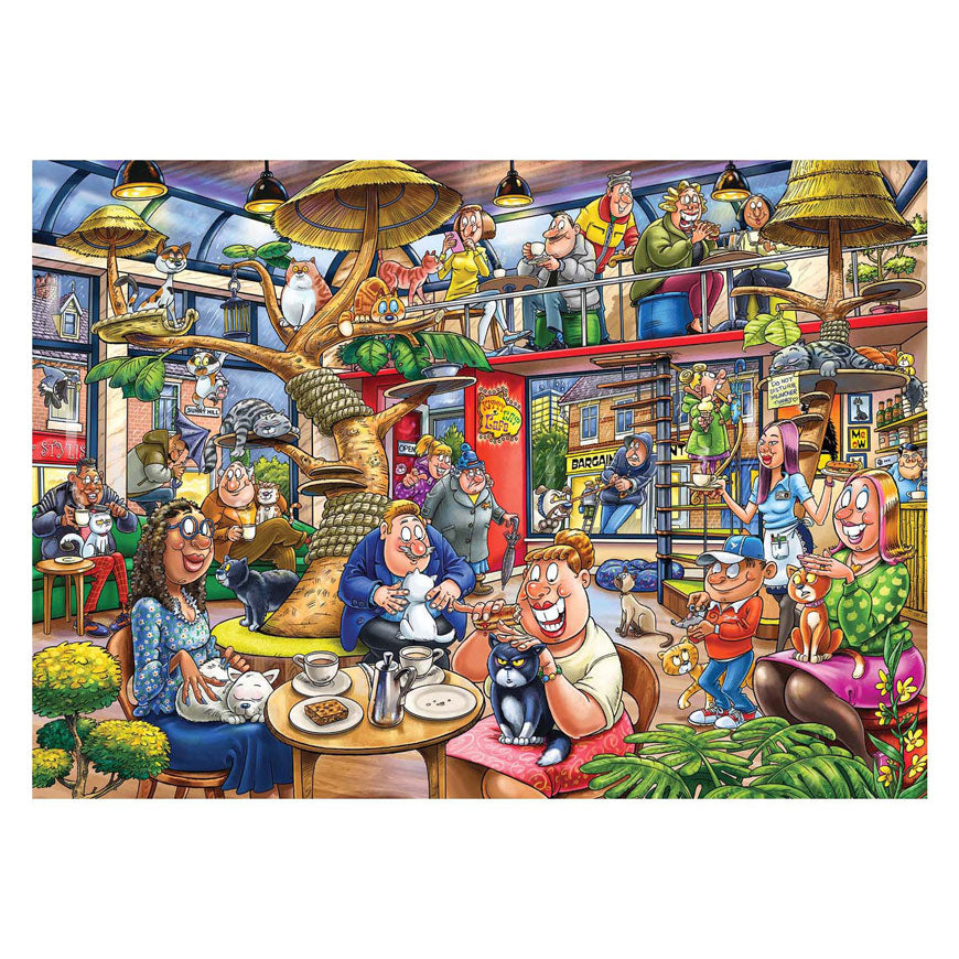 Wasping Puzzle Mystery Cat and Mouse Game 1000 Pieces