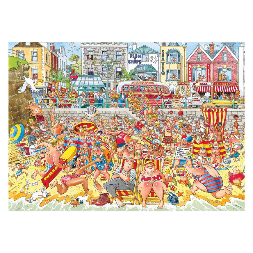 Jumbo wasgij retro original 8 legpuzzel - vloed!, 1000st.